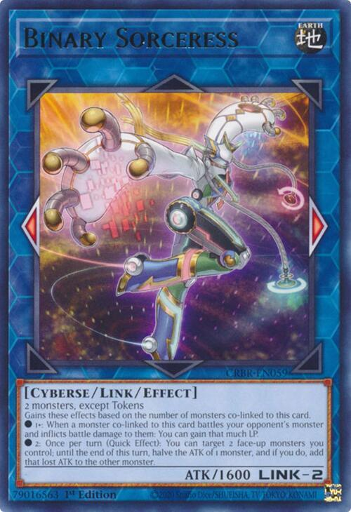 Binary Sorceress - CRBR-EN059 - Rare - 1st Edition